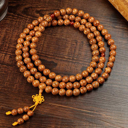 12mm Bodhi Seed Wisdom Bracelet for Meditation and Awareness