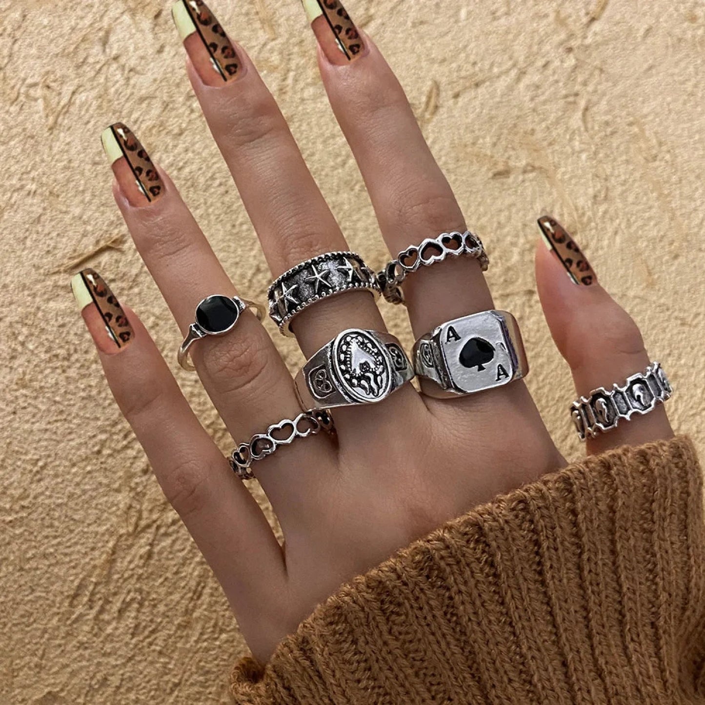 Dark Skull Blossom Seraphim Butterfly Band