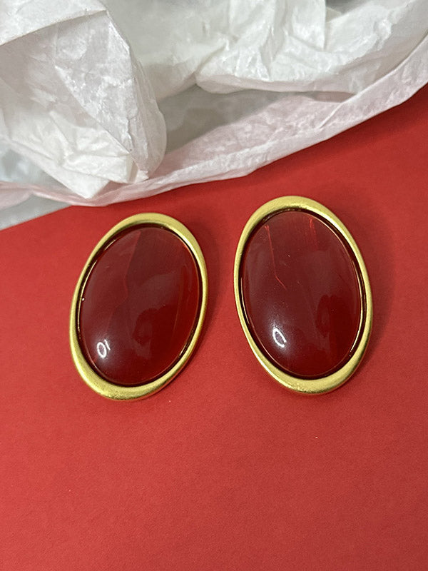 Geometric Split-joint Earrings Accessories