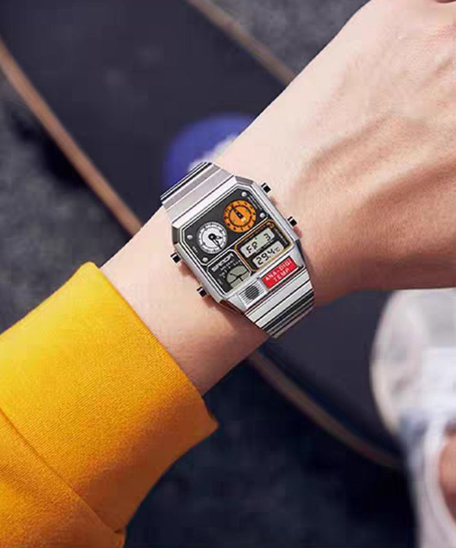 Silk Stainless Steel Alloy Tempered Glass Watches