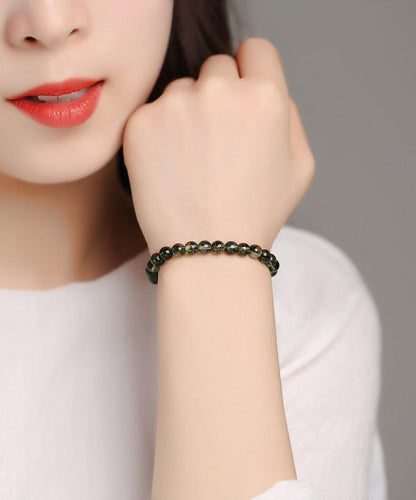 Green Ball Crystal Beaded Bracelet