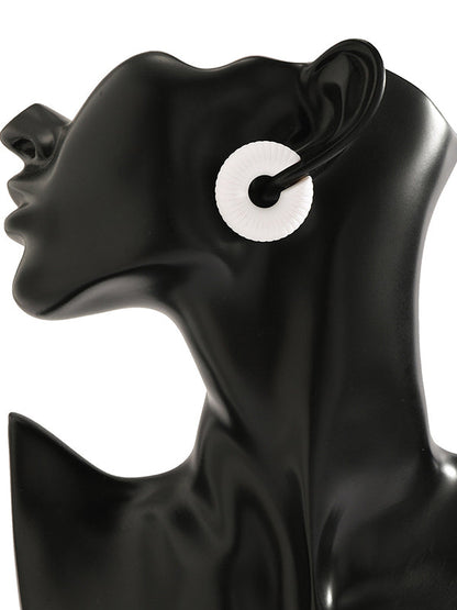 Geometric Color Ear Clip