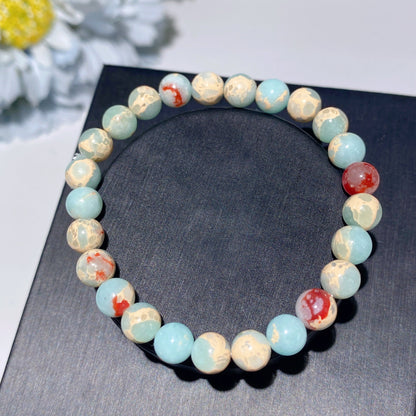 6mm Mixed Crystal Healing Bracelet for Energy Balance