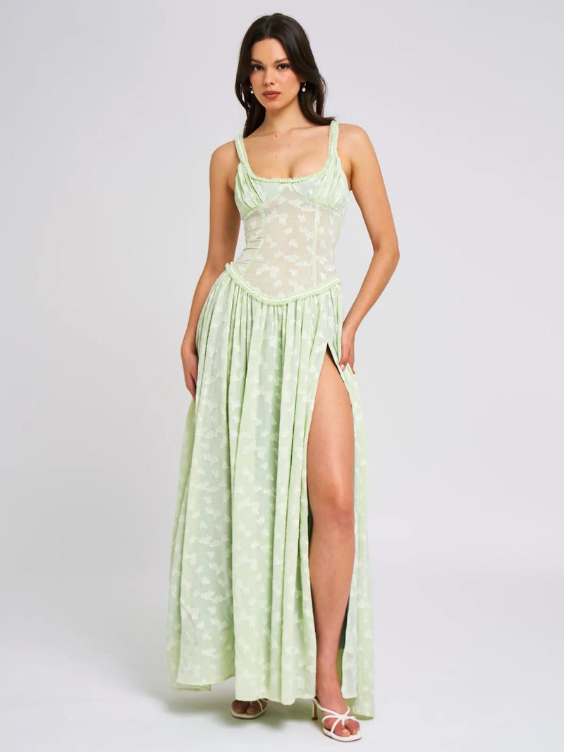 Savannah Meadows Lace Maxi Dress