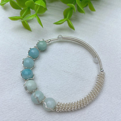 7.5-8.5mm Mixed Crystal Healing Bracelet for Spiritual Balance