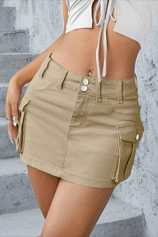 Cargo Street Bodycon Skirt