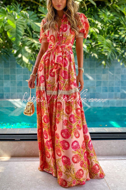 Driving Down Sunset Maxi Dress