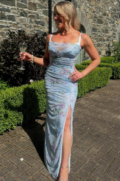 Spaghetti Strap Slim Fit Maxi Dress