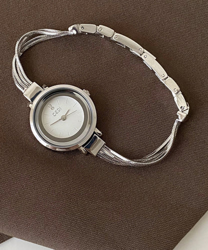 Boutique Silk Alloy Quartz Movement Tempered Glass Tassel Watches