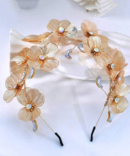 Vogue Gold Alloy Zircon Hairpiece