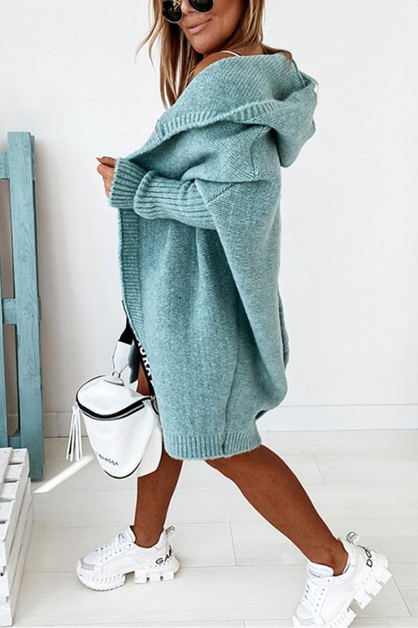 Fall for Nyc Hooded Cardigan