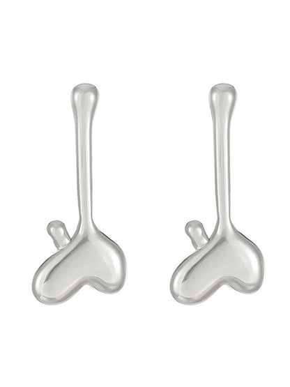 Geometric Color Drop Earrings