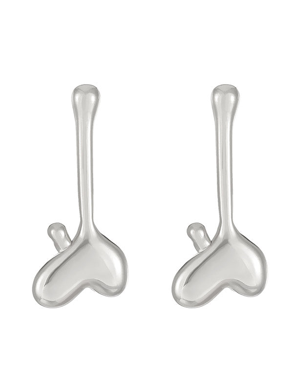 Geometric Color Drop Earrings
