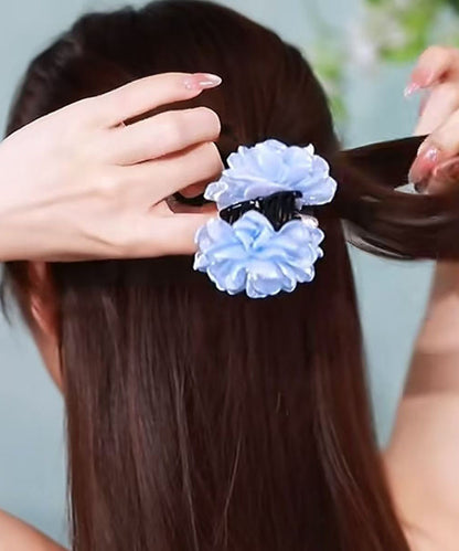 Original Design Blue Organza Hairpin