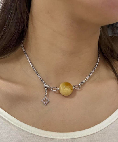 Boutique Silk Sterling Silver Pearl Rotate Lariat Necklace