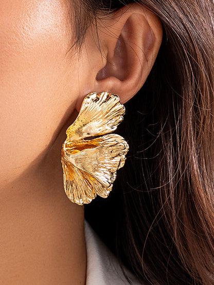 Geometric Color Drop Earrings