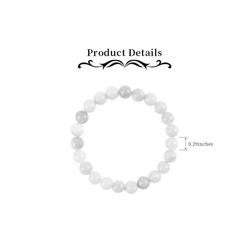6mm Morganite Healing Bracelet for Spiritual Protection