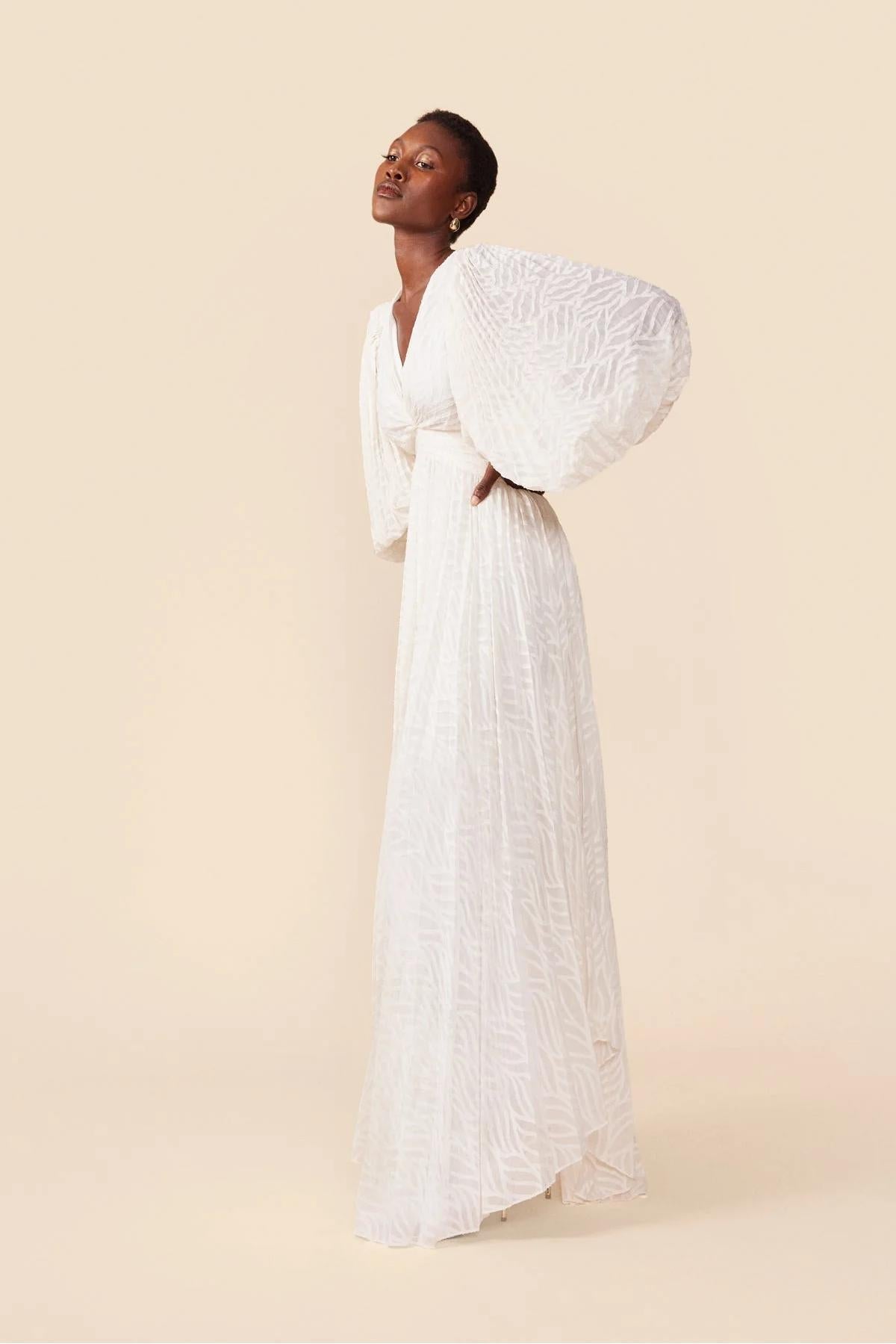 Allegory Elsa Cream Maxi Dress
