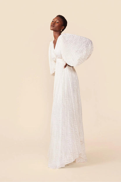 Allegory Elsa Cream Maxi Dress