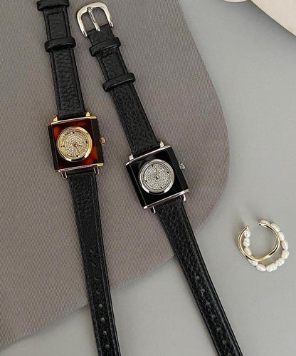 Fine Silk Leather Mechanical Movement Resin Watches