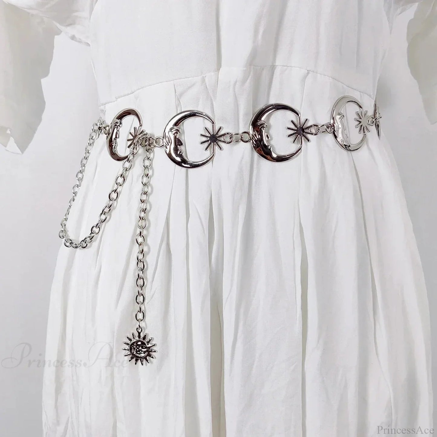 Rebellious Dark Urban Layered Waist Chain Belt