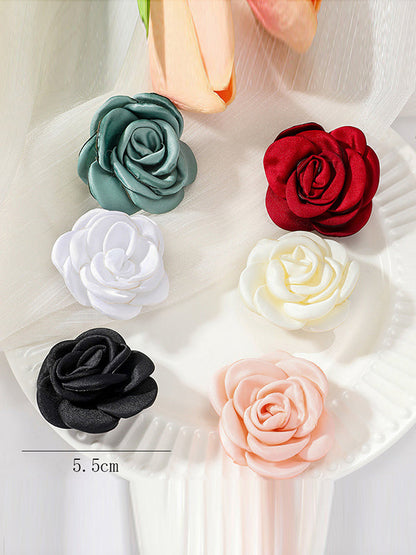 Color Three-dimensional Flower Brooch Accessories