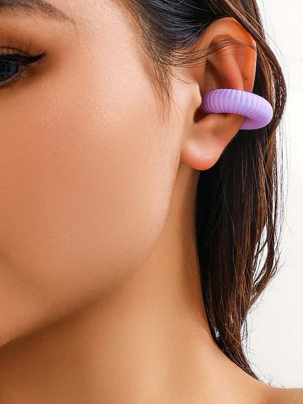 Geometric Color Ear Clip