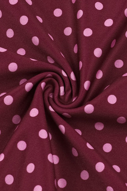 Backless Polka Dot Cami Maxi Dress