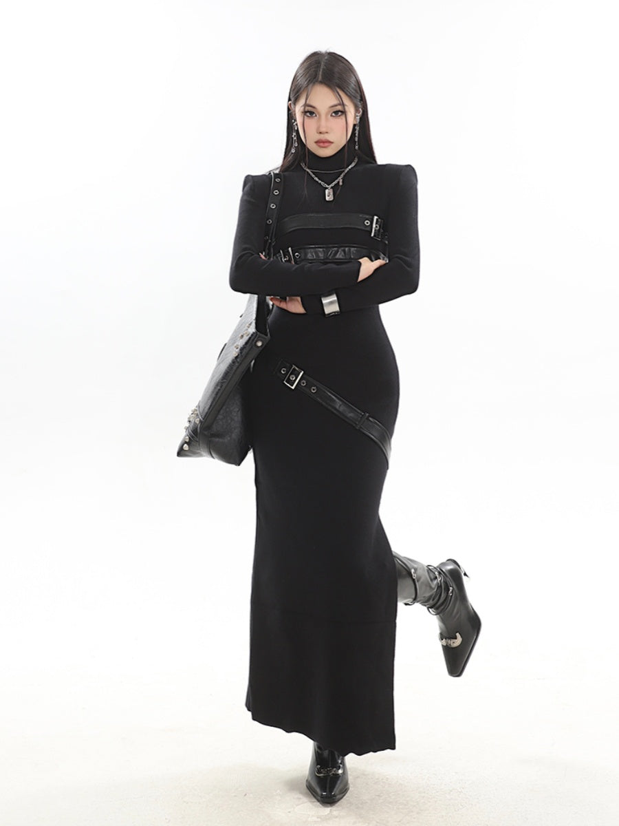 Strapped Warrior Maxi Dress