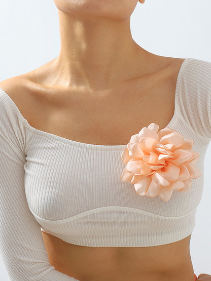 Three-dimensional Flower Brooch Accessories