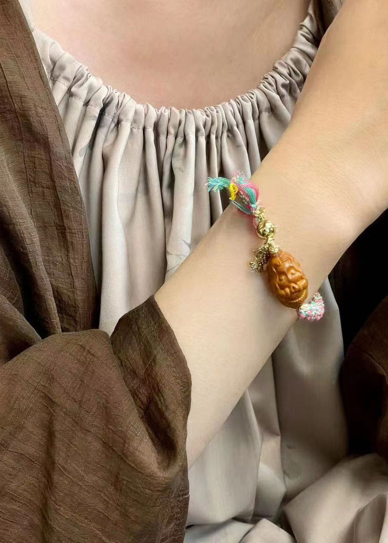Rainbow Hand Knitting Mermaid Bracelet