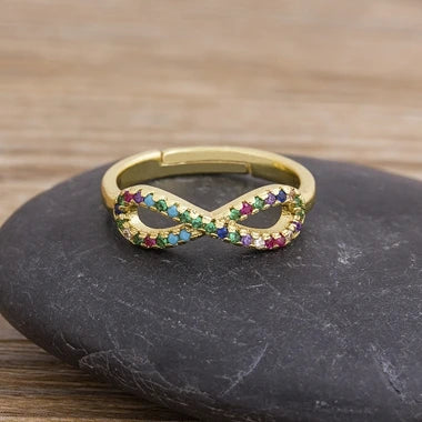 Celestial Cascade Rings (adjustable)