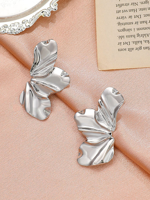 Flower Shape Color Earrings Accessories