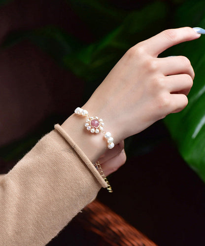Original Design Patchwork Pearl Bracelet