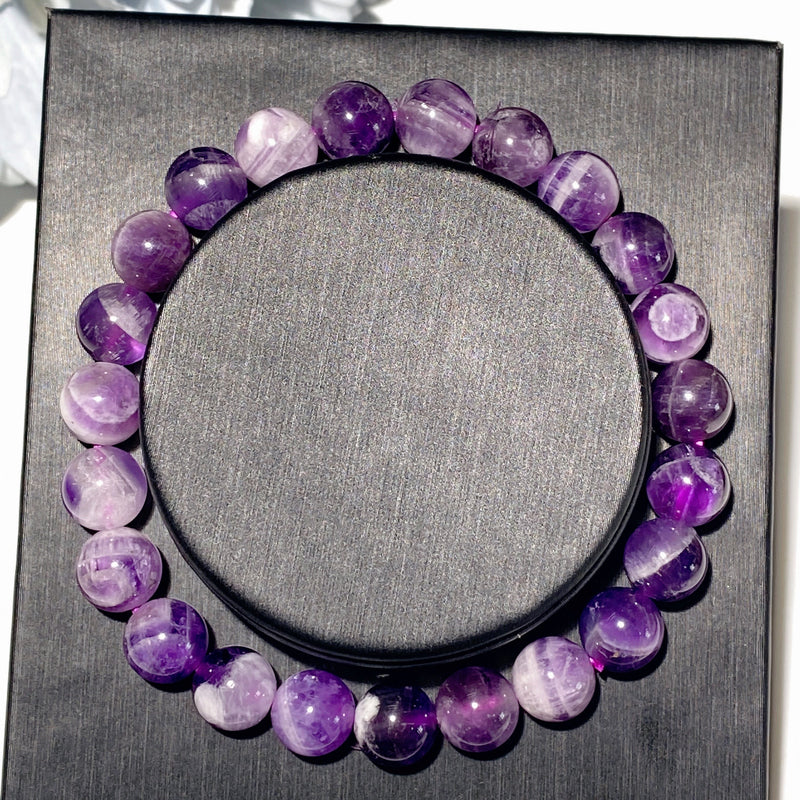 8mm Mixed Crystal Healing Bracelet for Spiritual Balance
