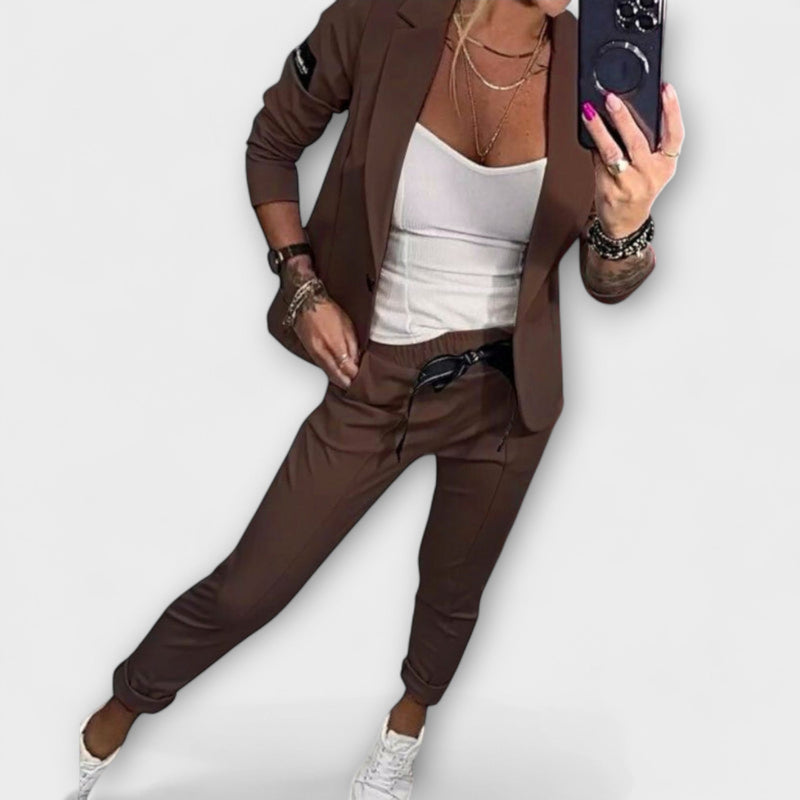 Vionne | Set of Top, Jacket, and Pants