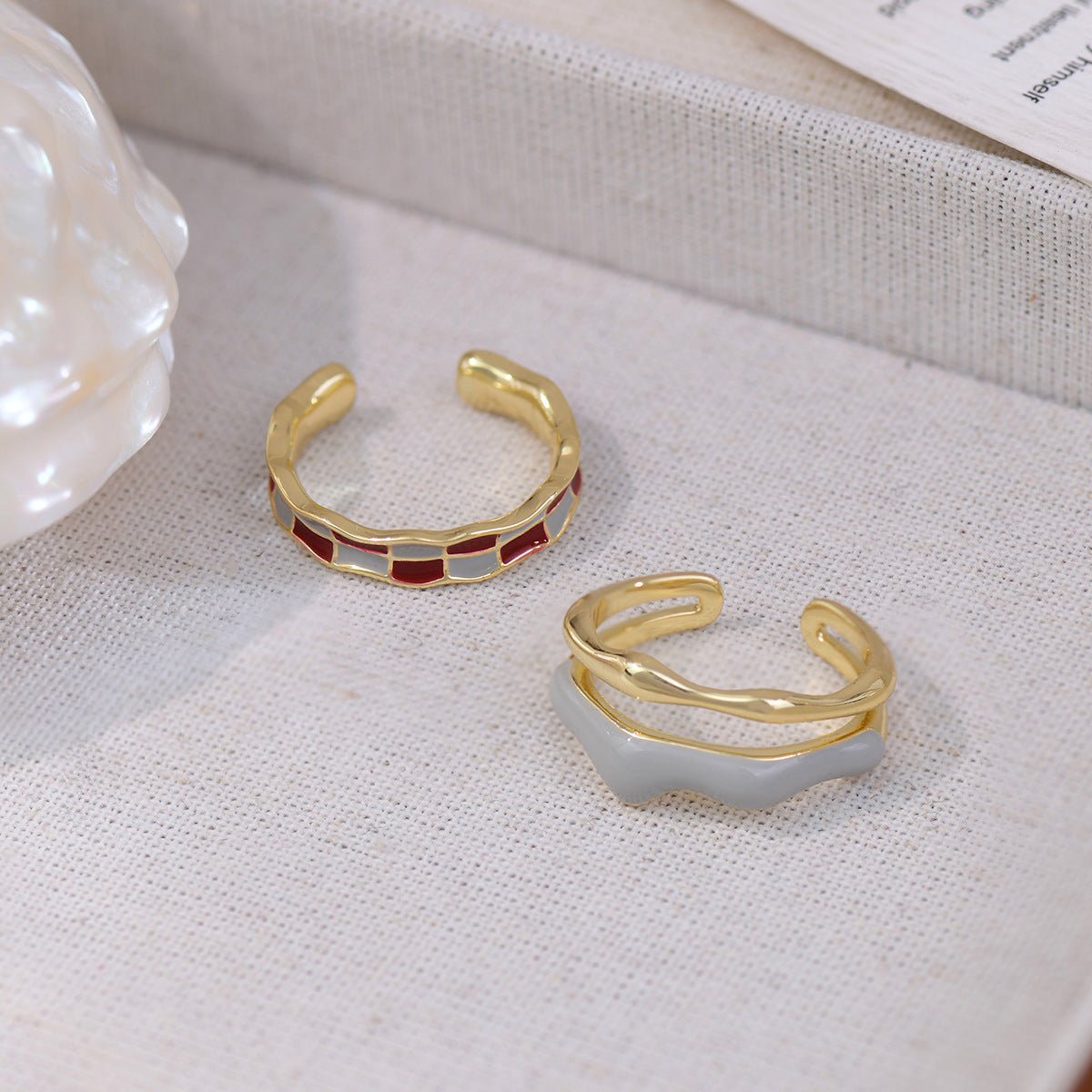 [] Veronica 9 to 5 Ring Set