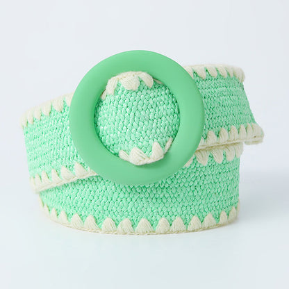 Sweet Color Block Contrast Belts