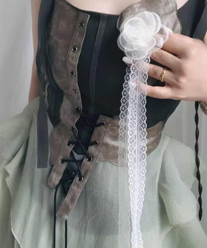 Modern White Lace Hollow Out Necklace