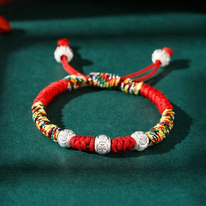 925 Sterling Silver Red String Bracelet Kids | Strength & Protection