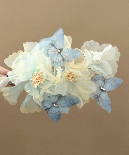 Boutique Little Yellow Tulle Alloy Hairpin