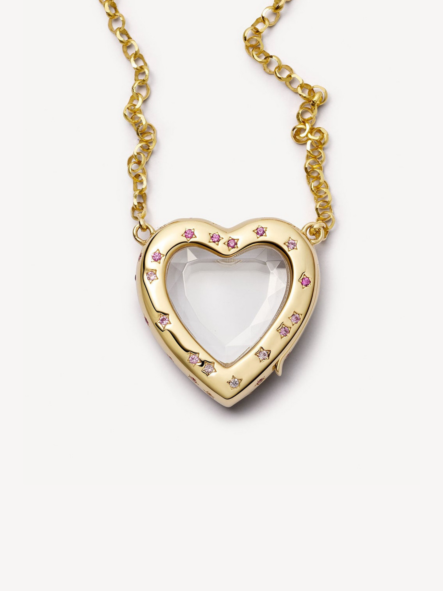 Transparent Photo Box Pendant Necklace