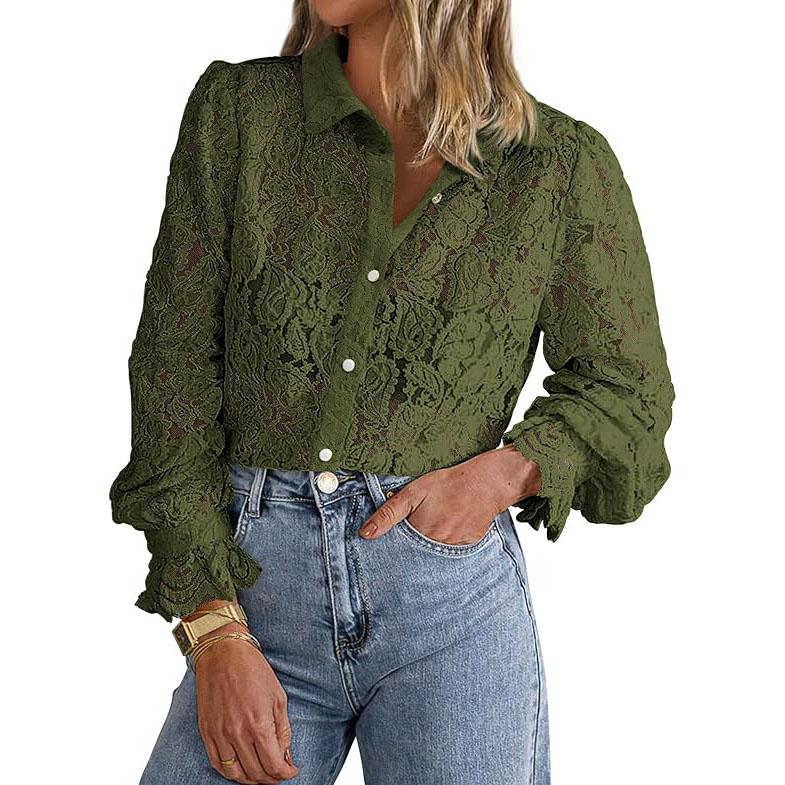 Camelia - Romantic Love Story Soft Sleeve Blouse