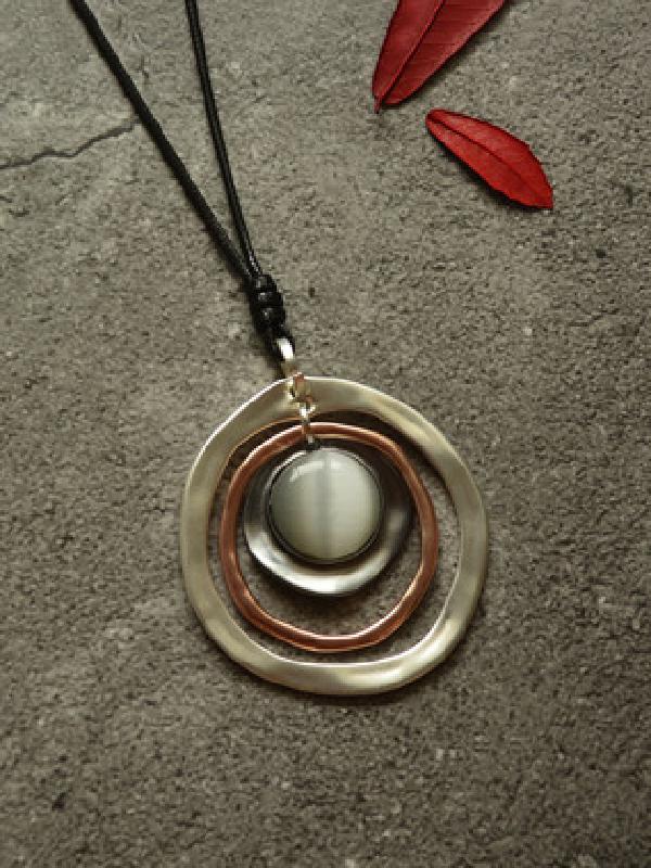 Multiple Loops Necklace