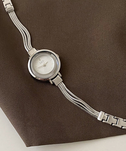 Boutique Silk Alloy Quartz Movement Tempered Glass Tassel Watches