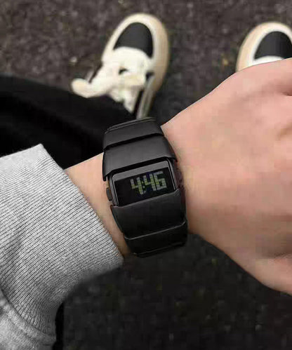 Silk Stainless Steel Square Electronic Watches