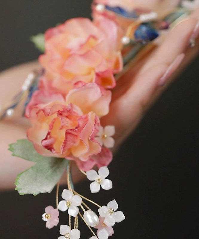 Chinese Style Multicolor Alloy Butterfly Hairpin