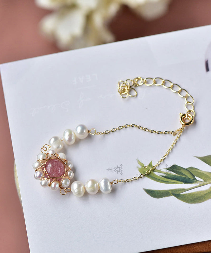 Original Design Patchwork Pearl Bracelet