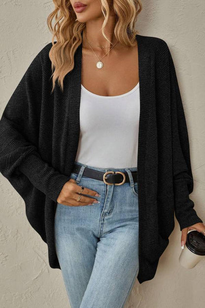Bat Sleeve Cardigan Loose Knitted Jacket