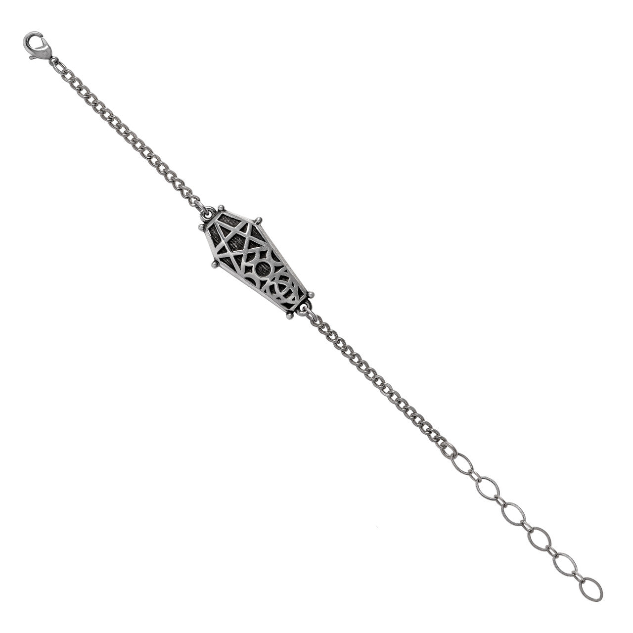 Hex Coffin Bracelet by Alchemy Gothic